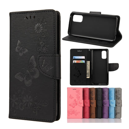 Butterflies Embossing Horizontal Flip Leather Case with Holder & Card Slots & Wallet, For OPPO Realme 7 Pro 5G, For OPPO Reno4 Pro 5G, For Xiaomi Mi 10T Lite 5G