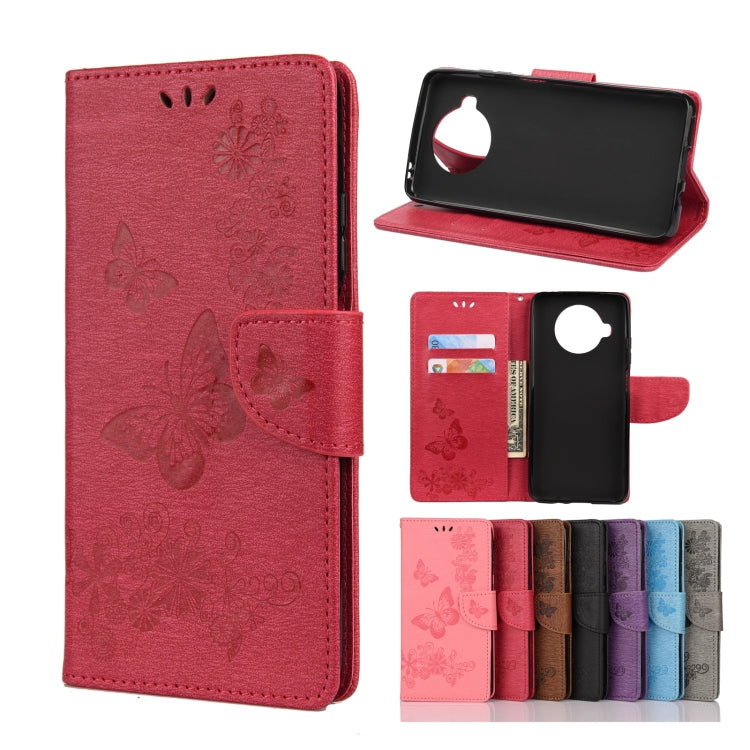 Butterflies Embossing Horizontal Flip Leather Case with Holder & Card Slots & Wallet, For OPPO Realme 7 Pro 5G, For OPPO Reno4 Pro 5G, For Xiaomi Mi 10T Lite 5G