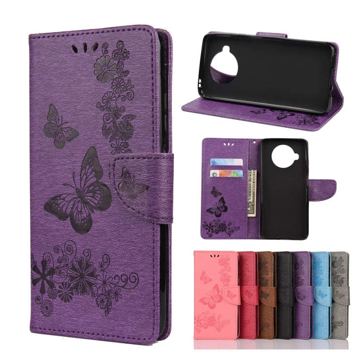 Butterflies Embossing Horizontal Flip Leather Case with Holder & Card Slots & Wallet, For OPPO Realme 7 Pro 5G, For OPPO Reno4 Pro 5G, For Xiaomi Mi 10T Lite 5G