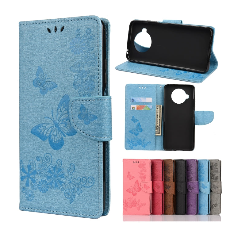 Butterflies Embossing Horizontal Flip Leather Case with Holder & Card Slots & Wallet, For OPPO Realme 7 Pro 5G, For OPPO Reno4 Pro 5G, For Xiaomi Mi 10T Lite 5G