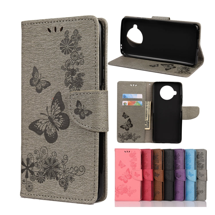 Butterflies Embossing Horizontal Flip Leather Case with Holder & Card Slots & Wallet, For OPPO Realme 7 Pro 5G, For OPPO Reno4 Pro 5G, For Xiaomi Mi 10T Lite 5G