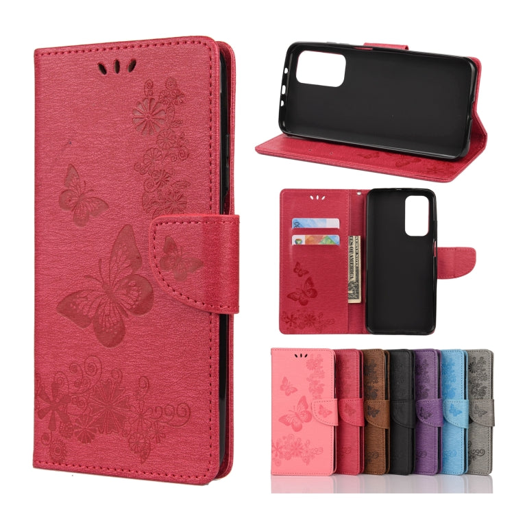 Butterflies Embossing Horizontal Flip Leather Case with Holder & Card Slots & Wallet, For Xiaomi Mi 10T Pro 5G, For Xiaomi Mi 10T 5G