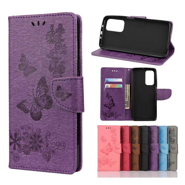 Butterflies Embossing Horizontal Flip Leather Case with Holder & Card Slots & Wallet, For Xiaomi Mi 10T Pro 5G, For Xiaomi Mi 10T 5G