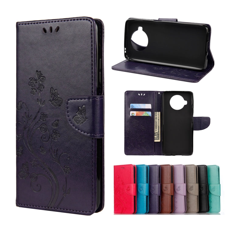 Butterflies Love Flowers Embossing Horizontal Flip Leather Case with Holder & Card Slots & Wallet, For Xiaomi Mi 10T Lite 5G, For Xiaomi Mi 10T Pro 5G, For Xiaomi Mi 10T 5G