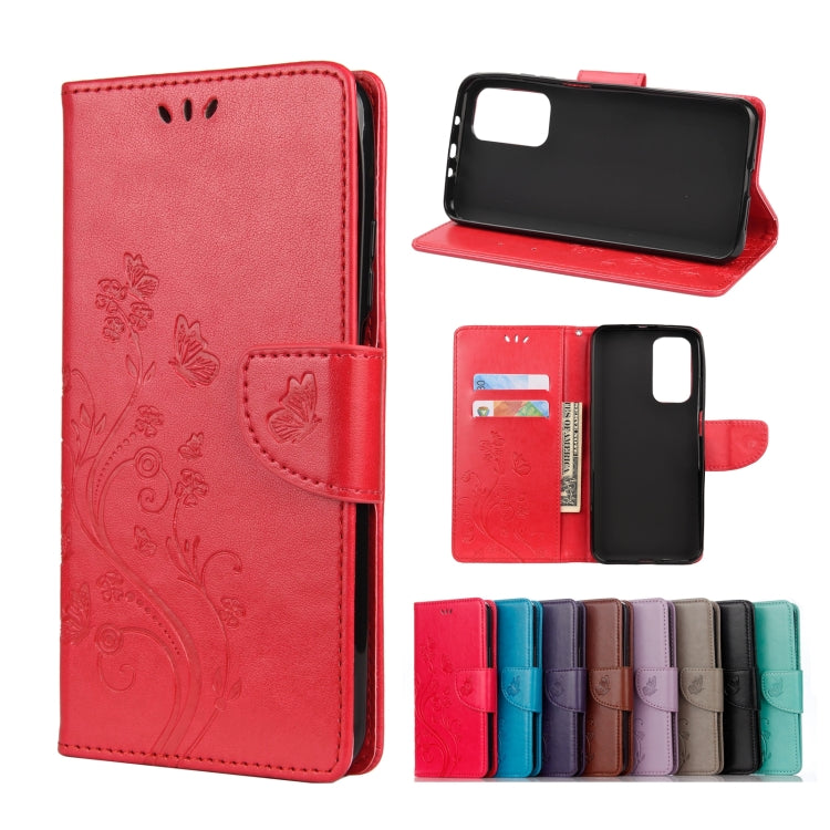 Butterflies Love Flowers Embossing Horizontal Flip Leather Case with Holder & Card Slots & Wallet, For Xiaomi Mi 10T Lite 5G, For Xiaomi Mi 10T Pro 5G, For Xiaomi Mi 10T 5G