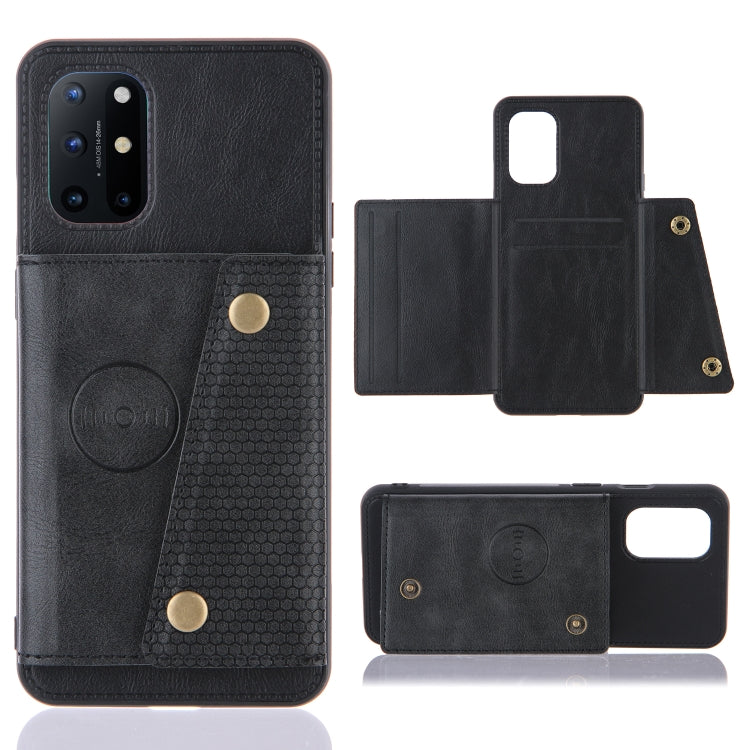 Double Buckle PU + TPU Shockproof Magnetic Protective Case with Card Slots & Holder, For OnePlus 8T, For OPPO F17 Pro, For OPPO Realme 7 5G, For OPPO Realme 7i, For OPPO Realme 7 Pro, For Xiaomi Poco X3