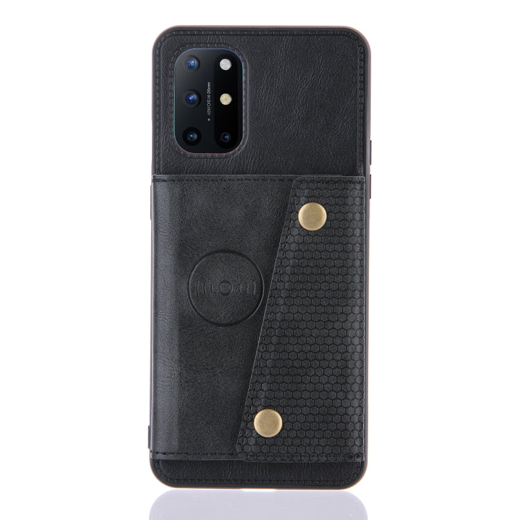 Double Buckle PU + TPU Shockproof Magnetic Protective Case with Card Slots & Holder, For OnePlus 8T, For OPPO F17 Pro, For OPPO Realme 7 5G, For OPPO Realme 7i, For OPPO Realme 7 Pro, For Xiaomi Poco X3