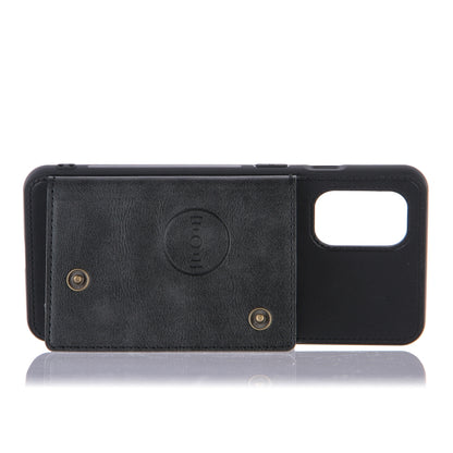 Double Buckle PU + TPU Shockproof Magnetic Protective Case with Card Slots & Holder, For OnePlus 8T, For OPPO F17 Pro, For OPPO Realme 7 5G, For OPPO Realme 7i, For OPPO Realme 7 Pro, For Xiaomi Poco X3