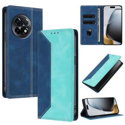 Skin Feel Two-tone RFID Blocking Vegan Leather Phone Case, For OnePlus Nord CE 3 Lite / Nord N30, For OnePlus Ace 2V / Nord 3, For OnePlus 11R