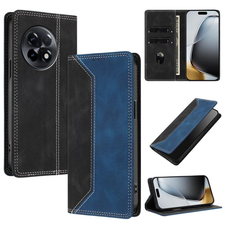 Skin Feel Two-tone RFID Blocking Vegan Leather Phone Case, For OnePlus Nord CE 3 Lite / Nord N30, For OnePlus Ace 2V / Nord 3, For OnePlus 11R