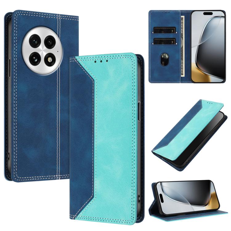 Skin Feel Two-tone RFID Blocking Vegan Leather Phone Case, For OnePlus Ace 5 / Ace 5 Pro / 13R 5G, For OnePlus 13, For OnePlus Nord 4