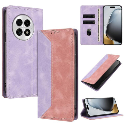Skin Feel Two-tone RFID Blocking Vegan Leather Phone Case, For OnePlus Ace 5 / Ace 5 Pro / 13R 5G, For OnePlus 13, For OnePlus Nord 4