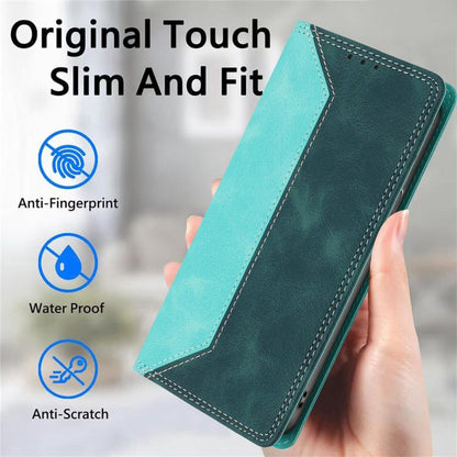 Skin Feel Two-tone RFID Blocking Vegan Leather Phone Case, For OnePlus 15, For OnePlus Nord 5 / Ace 5 Ultra, For OnePlus Nord CE5 / Ace 5 Racing