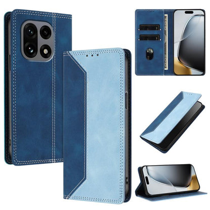Skin Feel Two-tone RFID Blocking Vegan Leather Phone Case, For OnePlus 15, For OnePlus Nord 5 / Ace 5 Ultra, For OnePlus Nord CE5 / Ace 5 Racing