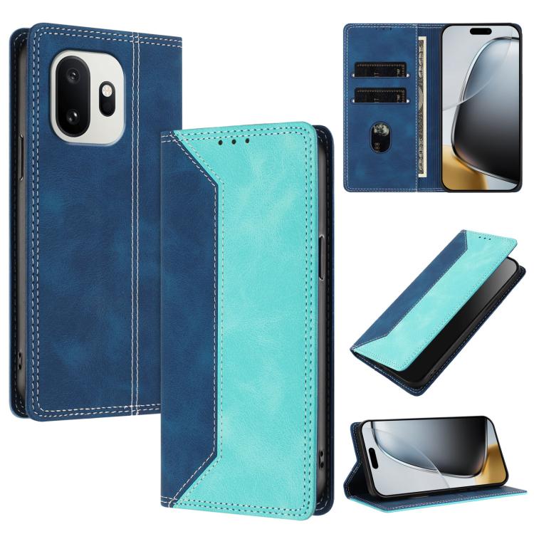 Skin Feel Two-tone RFID Blocking Vegan Leather Phone Case, For OnePlus Ace 6 Ultra, For OnePlus Nord 6, For OnePlus 15T