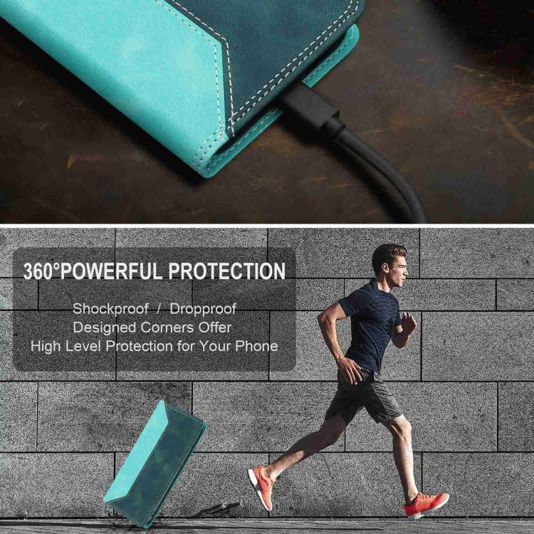 Skin Feel Two-tone RFID Blocking Vegan Leather Phone Case, For OnePlus Ace 5 / Ace 5 Pro / 13R 5G, For OnePlus 13, For OnePlus Nord 4