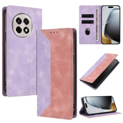 Skin Feel Two-tone RFID Blocking Vegan Leather Phone Case, For OnePlus Ace 5 / Ace 5 Pro / 13R 5G, For OnePlus 13, For OnePlus Nord 4