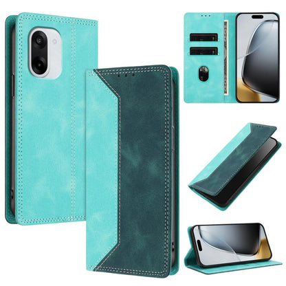 Skin Feel Two-tone RFID Blocking Vegan Leather Phone Case, For OnePlus 15, For OnePlus Nord 5 / Ace 5 Ultra, For OnePlus Nord CE5 / Ace 5 Racing