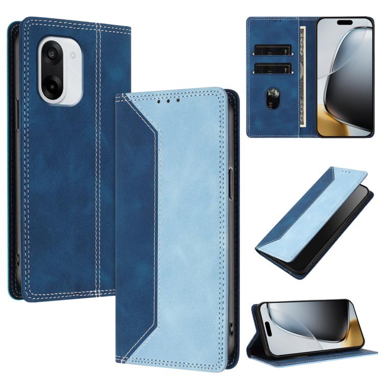 Skin Feel Two-tone RFID Blocking Vegan Leather Phone Case, For OnePlus 15, For OnePlus Nord 5 / Ace 5 Ultra, For OnePlus Nord CE5 / Ace 5 Racing