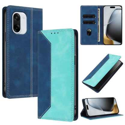 Skin Feel Two-tone RFID Blocking Vegan Leather Phone Case, For OnePlus 15, For OnePlus Nord 5 / Ace 5 Ultra, For OnePlus Nord CE5 / Ace 5 Racing