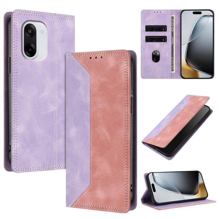 Skin Feel Two-tone RFID Blocking Vegan Leather Phone Case, For OnePlus 15, For OnePlus Nord 5 / Ace 5 Ultra, For OnePlus Nord CE5 / Ace 5 Racing