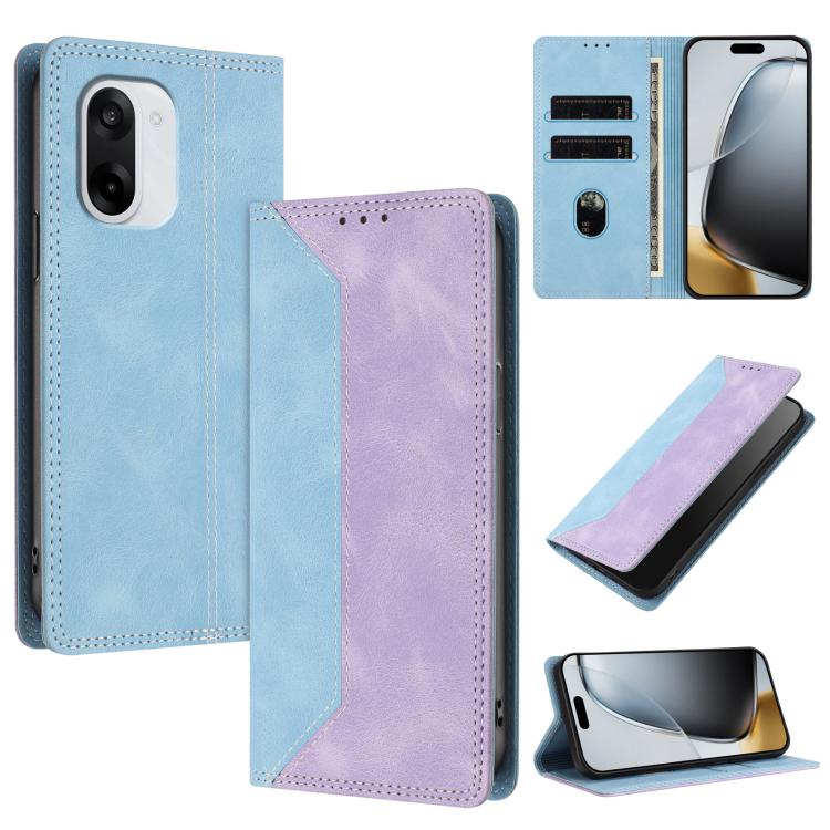 Skin Feel Two-tone RFID Blocking Vegan Leather Phone Case, For OnePlus 15, For OnePlus Nord 5 / Ace 5 Ultra, For OnePlus Nord CE5 / Ace 5 Racing