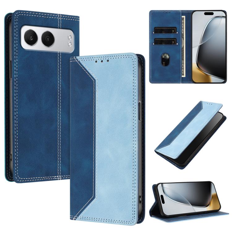 Skin Feel Two-tone RFID Blocking Vegan Leather Phone Case, For OnePlus Ace 5 / Ace 5 Pro / 13R 5G, For OnePlus 13, For OnePlus Nord 4