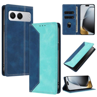 Skin Feel Two-tone RFID Blocking Vegan Leather Phone Case, For OnePlus Ace 5 / Ace 5 Pro / 13R 5G, For OnePlus 13, For OnePlus Nord 4