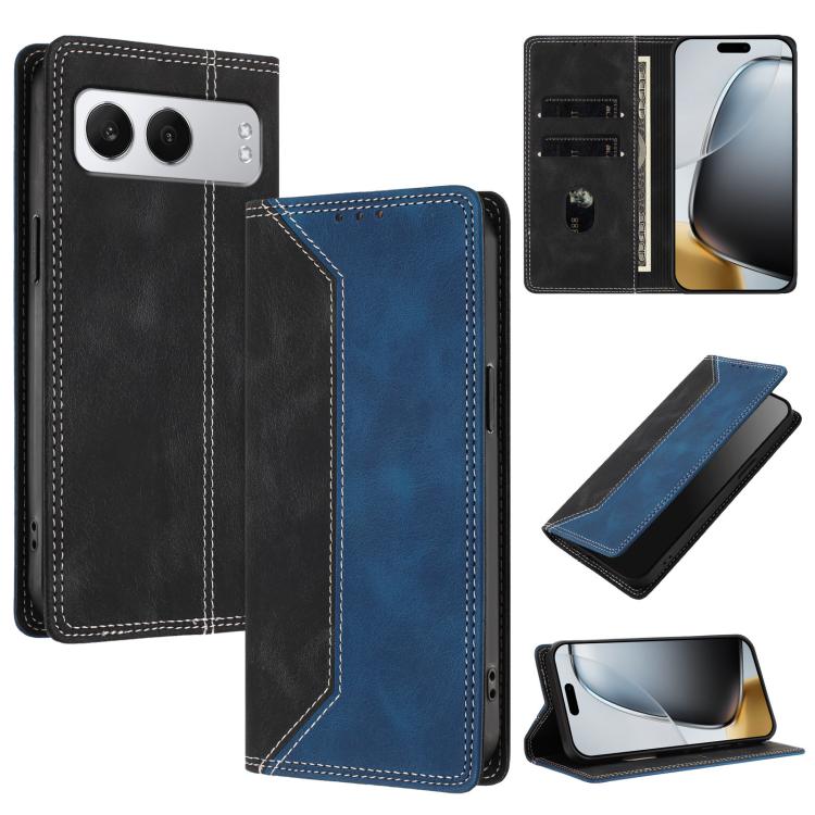 Skin Feel Two-tone RFID Blocking Vegan Leather Phone Case, For OnePlus Ace 5 / Ace 5 Pro / 13R 5G, For OnePlus 13, For OnePlus Nord 4