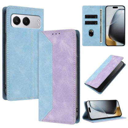 Skin Feel Two-tone RFID Blocking Vegan Leather Phone Case, For OnePlus Ace 5 / Ace 5 Pro / 13R 5G, For OnePlus 13, For OnePlus Nord 4
