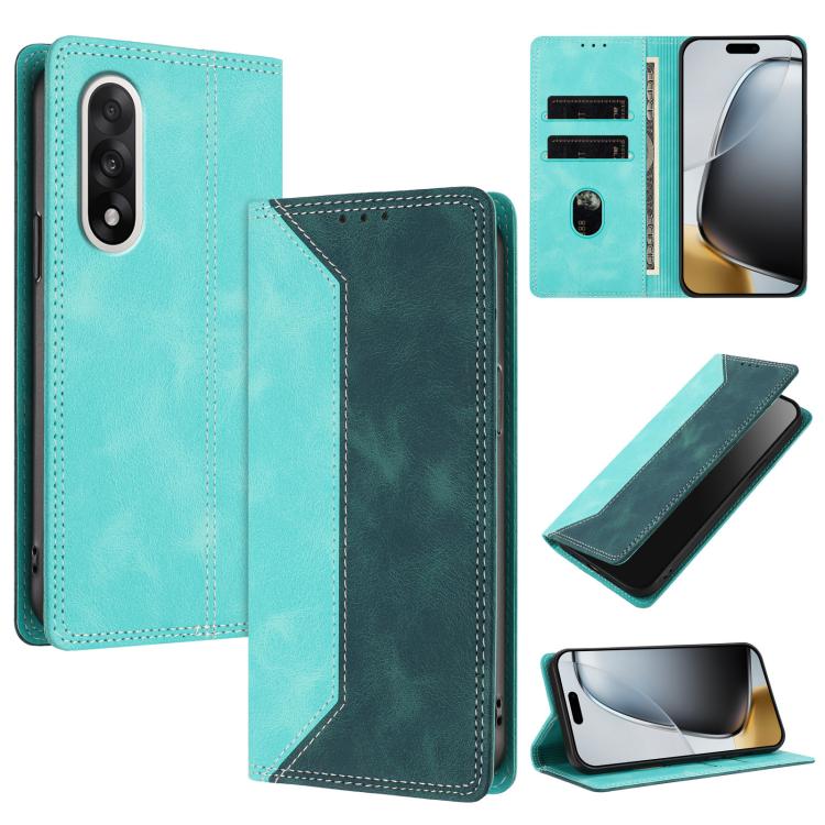 Skin Feel Two-tone RFID Blocking Vegan Leather Phone Case, For OnePlus 15, For OnePlus Nord 5 / Ace 5 Ultra, For OnePlus Nord CE5 / Ace 5 Racing