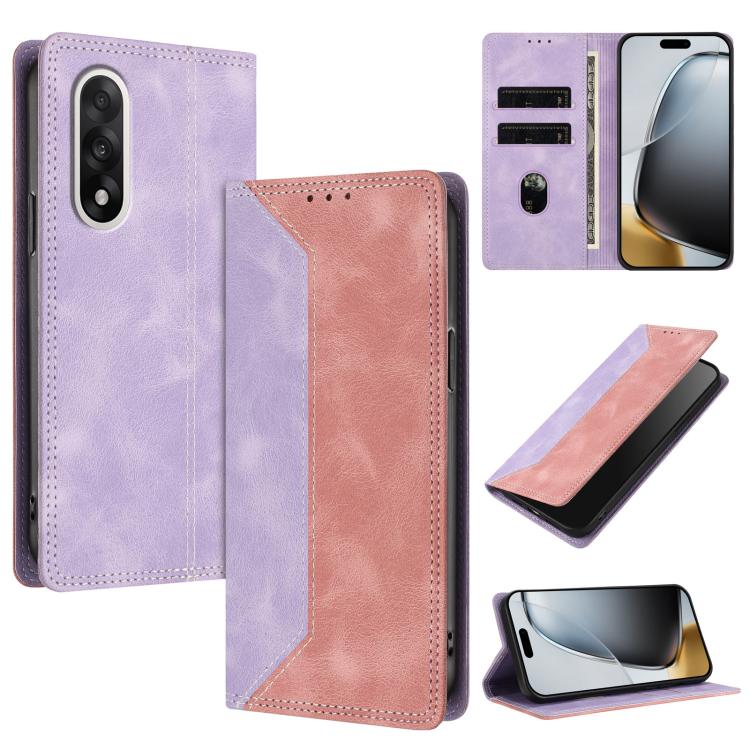Skin Feel Two-tone RFID Blocking Vegan Leather Phone Case, For OnePlus 15, For OnePlus Nord 5 / Ace 5 Ultra, For OnePlus Nord CE5 / Ace 5 Racing
