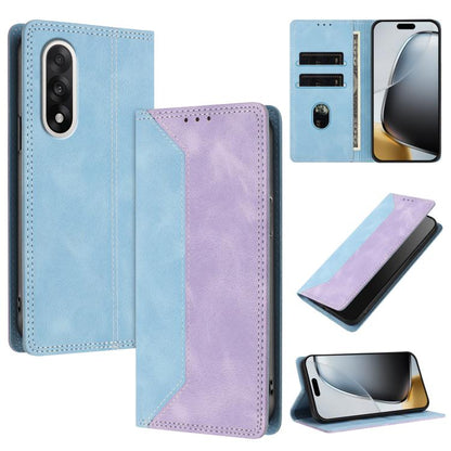 Skin Feel Two-tone RFID Blocking Vegan Leather Phone Case, For OnePlus 15, For OnePlus Nord 5 / Ace 5 Ultra, For OnePlus Nord CE5 / Ace 5 Racing