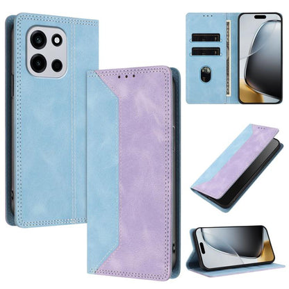 Skin Feel Two-tone RFID Blocking Vegan Leather Phone Case, For OnePlus Ace 6 Ultra, For OnePlus Nord 6, For OnePlus 15T