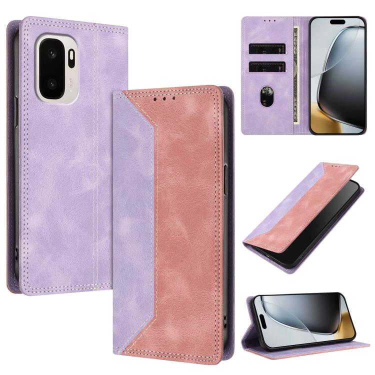 Skin Feel Two-tone RFID Blocking Vegan Leather Phone Case, For OnePlus Ace 6 Ultra, For OnePlus Nord 6, For OnePlus 15T