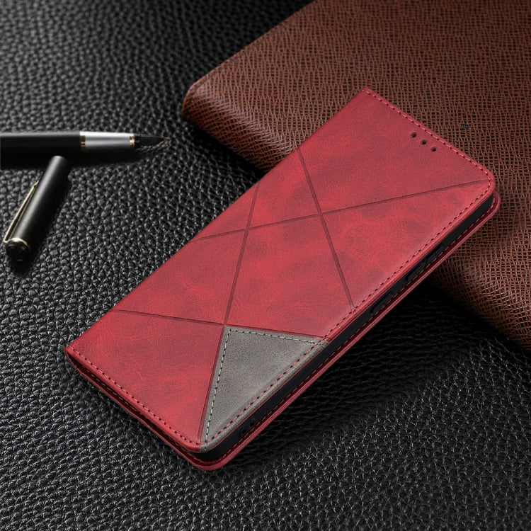 Rhombus Texture Horizontal Flip Magnetic Leather Case with Holder & Card Slots, For Nokia 2.4, For Nokia 3.4, For Xiaomi Mi 10T / 10 Pro 5G, For Xiaomi Mi 10T Lite 5G