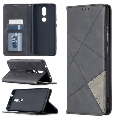 Rhombus Texture Horizontal Flip Magnetic Leather Case with Holder & Card Slots, For Nokia 2.4, For Nokia 3.4, For Xiaomi Mi 10T / 10 Pro 5G, For Xiaomi Mi 10T Lite 5G