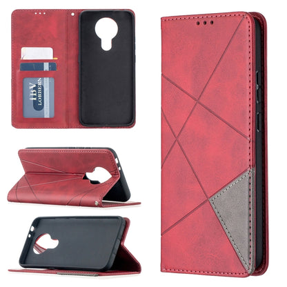 Rhombus Texture Horizontal Flip Magnetic Leather Case with Holder & Card Slots, For Nokia 2.4, For Nokia 3.4, For Xiaomi Mi 10T / 10 Pro 5G, For Xiaomi Mi 10T Lite 5G