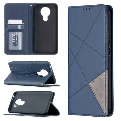 Rhombus Texture Horizontal Flip Magnetic Leather Case with Holder & Card Slots, For Nokia 2.4, For Nokia 3.4, For Xiaomi Mi 10T / 10 Pro 5G, For Xiaomi Mi 10T Lite 5G