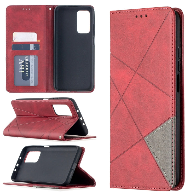 Rhombus Texture Horizontal Flip Magnetic Leather Case with Holder & Card Slots, For Nokia 2.4, For Nokia 3.4, For Xiaomi Mi 10T / 10 Pro 5G, For Xiaomi Mi 10T Lite 5G