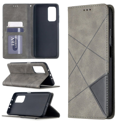 Rhombus Texture Horizontal Flip Magnetic Leather Case with Holder & Card Slots, For Nokia 2.4, For Nokia 3.4, For Xiaomi Mi 10T / 10 Pro 5G, For Xiaomi Mi 10T Lite 5G