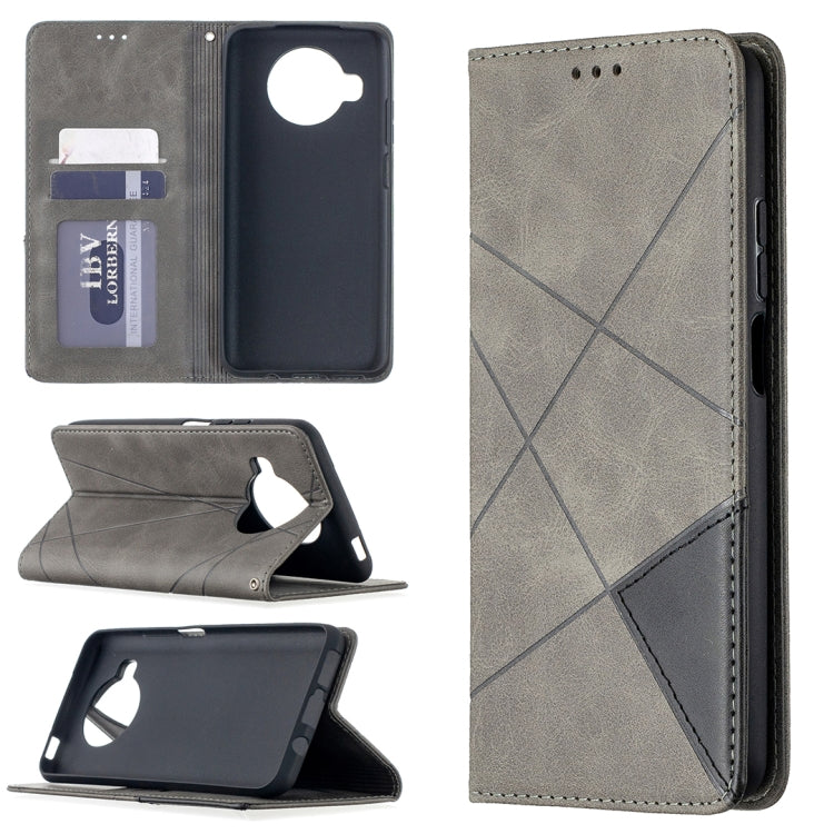 Rhombus Texture Horizontal Flip Magnetic Leather Case with Holder & Card Slots, For Nokia 2.4, For Nokia 3.4, For Xiaomi Mi 10T / 10 Pro 5G, For Xiaomi Mi 10T Lite 5G