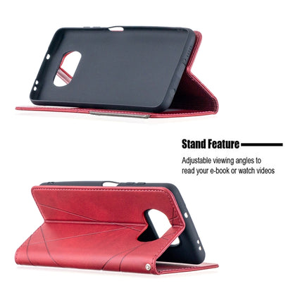 Rhombus Texture Horizontal Flip Magnetic Leather Case with Holder & Card Slots, For Xiaomi Mi Poco X3