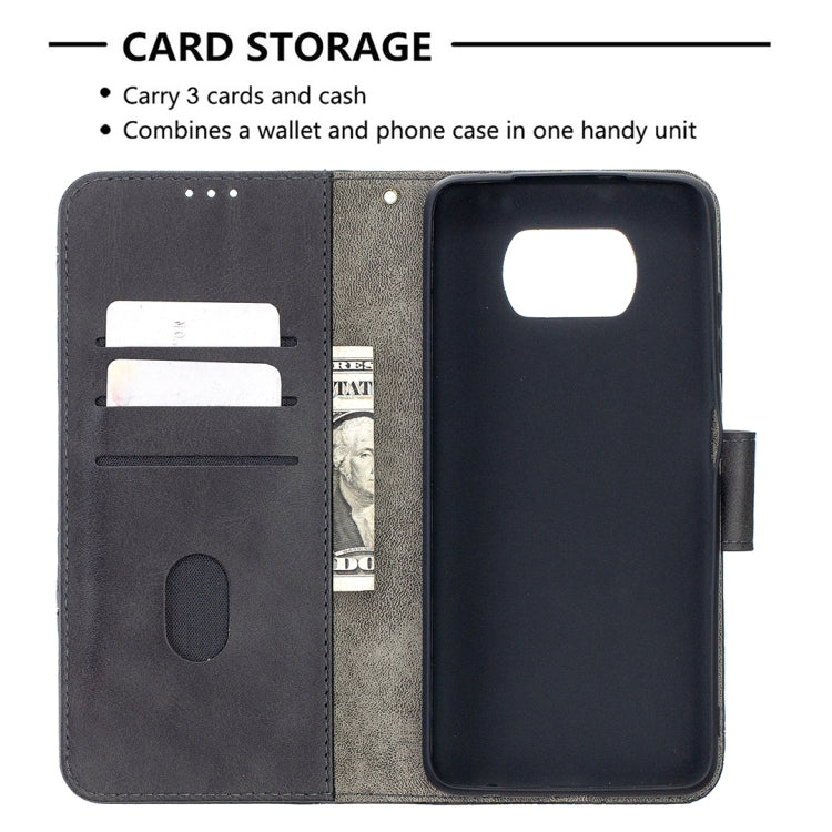 Matching Color Crocodile Texture Horizontal Flip PU Leather Case with Wallet & Holder & Card Slots, For Xiaomi Mi Poco X3