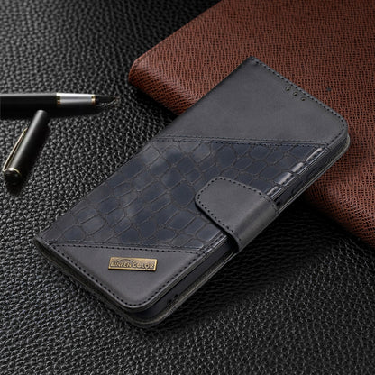 Matching Color Crocodile Texture Horizontal Flip PU Leather Case with Wallet & Holder & Card Slots, For Xiaomi Mi Poco X3