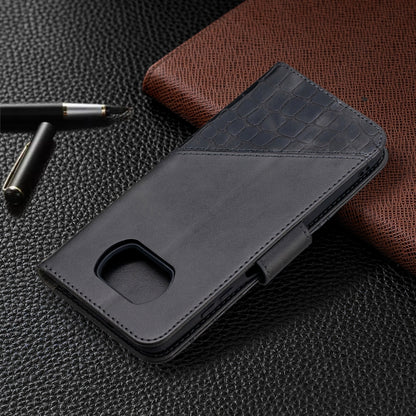Matching Color Crocodile Texture Horizontal Flip PU Leather Case with Wallet & Holder & Card Slots, For Xiaomi Mi Poco X3