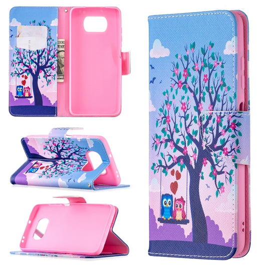 Colored Drawing Pattern Horizontal Flip Leather Case with Holder & Card Slots & Wallet, For Xiaomi Mi Poco X3