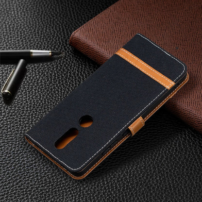 Color Matching Denim Texture Leather Case with Holder & Card Slots & Wallet & Lanyard, For Nokia 2.4, For Nokia 3.4