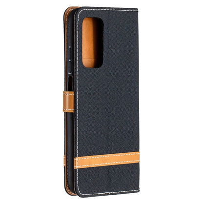 Color Matching Denim Texture Leather Case with Holder & Card Slots & Wallet & Lanyard, For Xiaomi Mi 10T / 10 Pro 5G, For Xiaomi Mi 10T Lite 5G