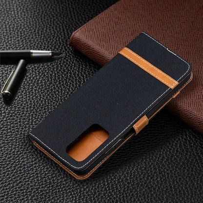 Color Matching Denim Texture Leather Case with Holder & Card Slots & Wallet & Lanyard, For Xiaomi Mi 10T / 10 Pro 5G, For Xiaomi Mi 10T Lite 5G